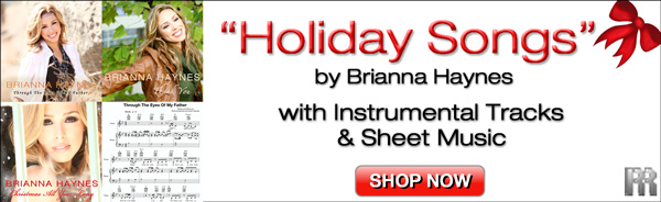 Holiday Songs by Brianna Haynes with Sheet Music and Instrumental Tracks Download